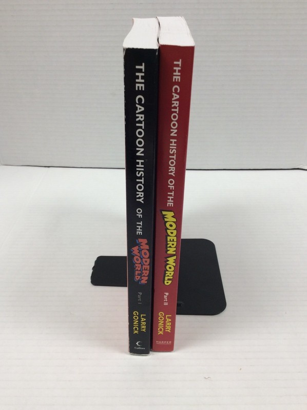 THE CARTOON HISTORY OF THE MODERN WORLD PARTS I & II Larry Gonick PB gallery