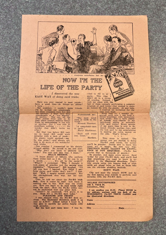 Vintage Magic Tricks, The Dragon Magicians Magazine, Vintage Magic Ephemera gallery