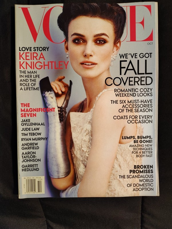 Vogue Magazine October 2012 Keira Knightley: Love Story ~ We’ve Got Fall Covered