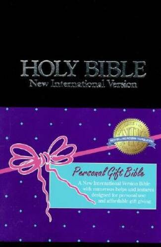 NIV Personal Gift Bible – Leather Bound By Zondervan – GOOD