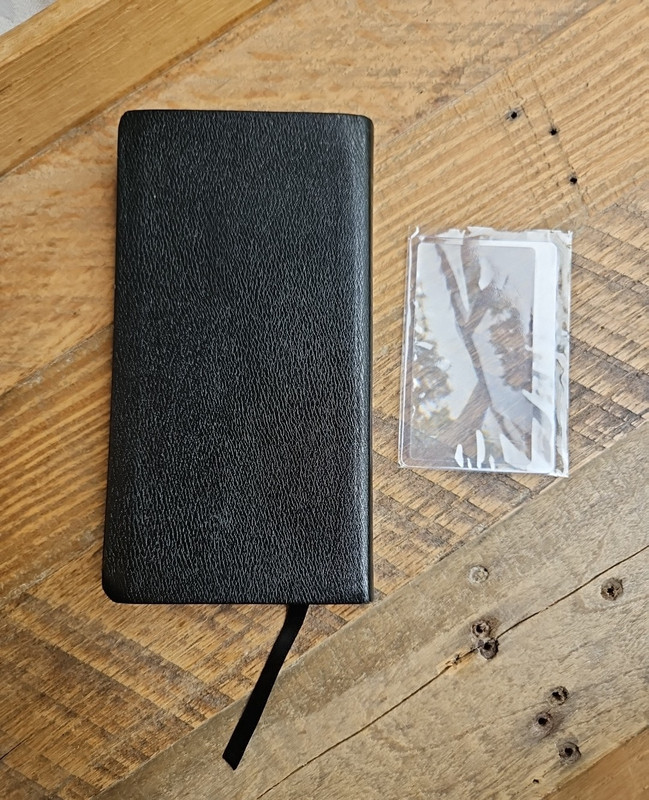 OOP HCSB UltraTrim New Testament w Psalms/Proverbs Checkbook size Bonded Leather gallery
