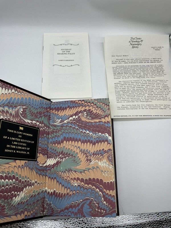 Gryphon Classics of Medicine Library: James Parkinson Essay on the Shaking Palsy gallery