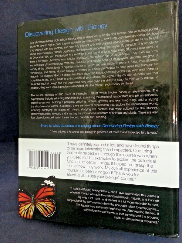 Discovering Design with Biology Madtes Jr. Berean Builders 2022 HC VG 260205 gallery