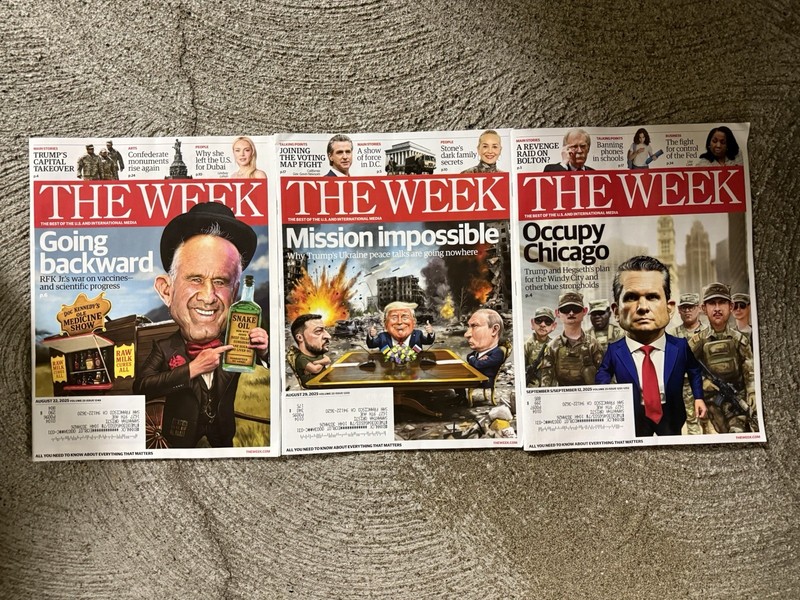 3 The Week Magazine Lot Politics August 22 29 September 5/12 2025