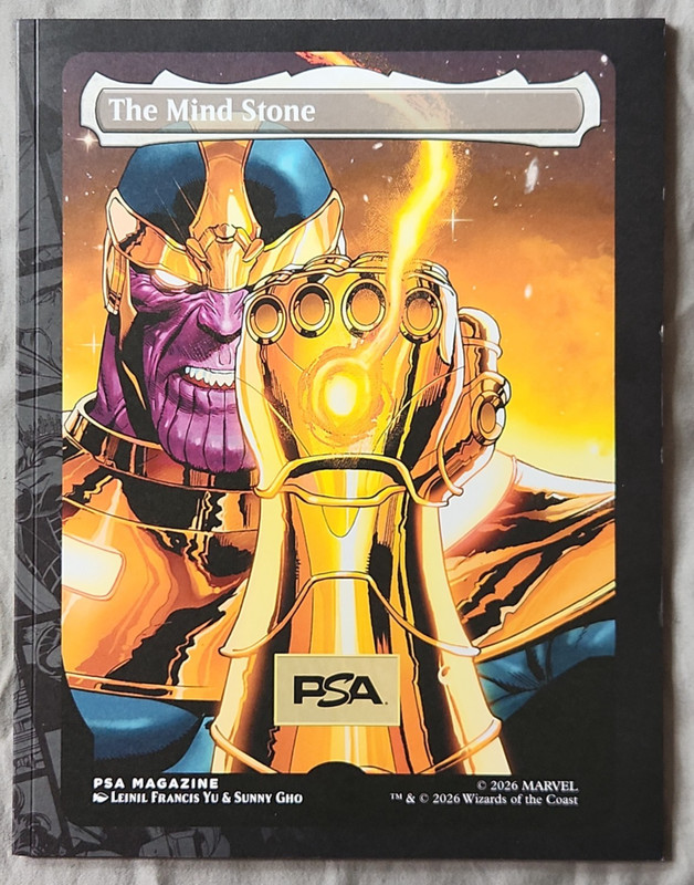 PSA MAGAZINE May/2026 THE MIND STONE BASE COVER Vol #26 NM Pages Never Opened