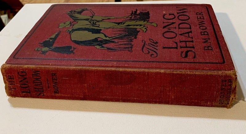 B.M. Bower The Long Shadow Grosset & Dunlap 1909 Illustrated Hardcover Rowe gallery