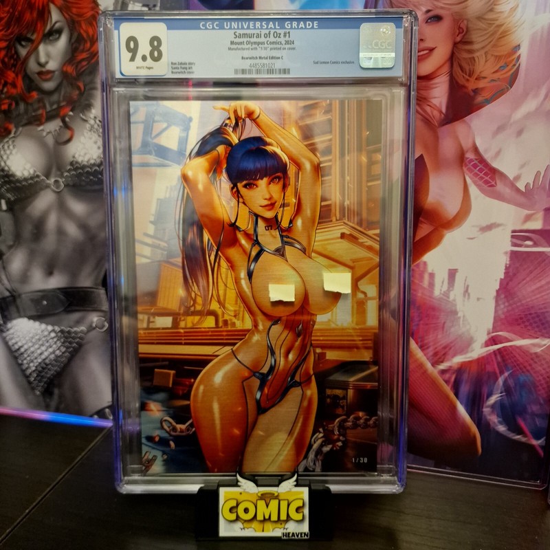 Samurai Of Oz #1 CGC 9.8 Stellar Blade Eve Cosplay Bearwitch Metal LTD 01/30 🥵