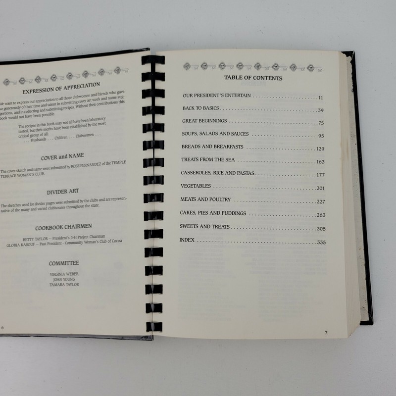 Vtg 1987 Florida Cooking Adventure Federation of Womens Club Cookbook Cocoa FL gallery