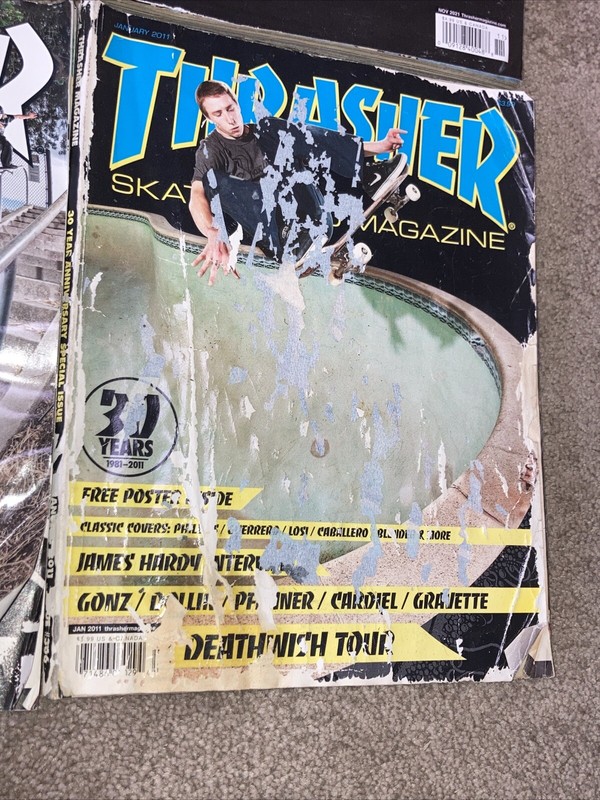 4 - Vintage 2011 2021 2022 Thrasher Skateboard Magazine 30th Anniversary GONZ gallery