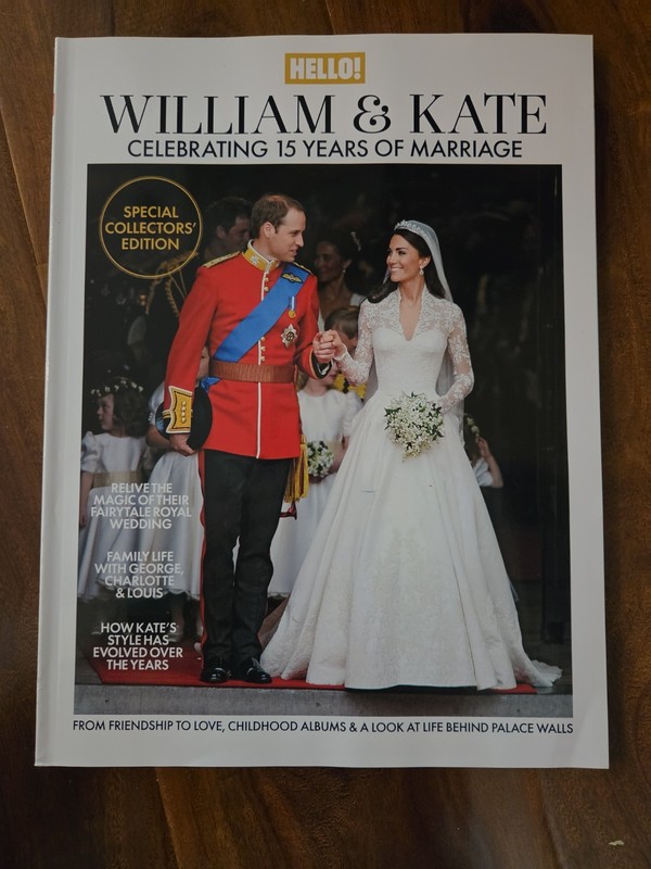 HELLO MAGAZINE WILLIAM and KATE CELEBRATING 15 YEARS OF MARRIAGE