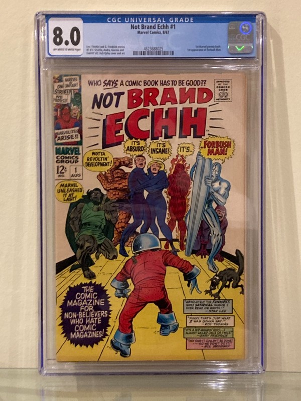 Not Brand Echh 1 (1967) – Marvel Comics Silver Age key – CGC 8.0 VFN