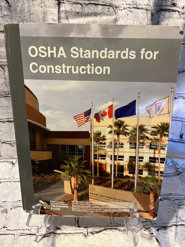 OSHA Standards For Construction Standards 1926 CITF 2018 Ed 688550604994