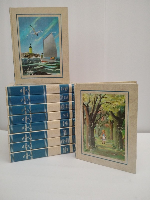 Bookshelf for Boys and Girls 1972 Complete Set 9 Volumes+ Parents Guide Vintage