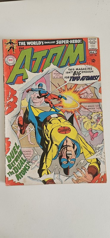 DC Comics The Atom #20 #24 #25 #36 Silver Age Comic Book Lot 1965-1968 gallery