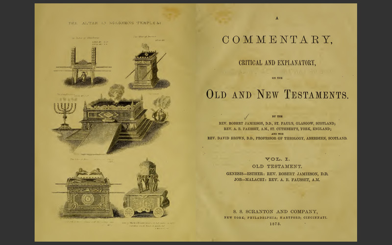 JFB Commentary Critical & Explanatory on the Whole Bible - PDF E-Book on CD-ROM gallery
