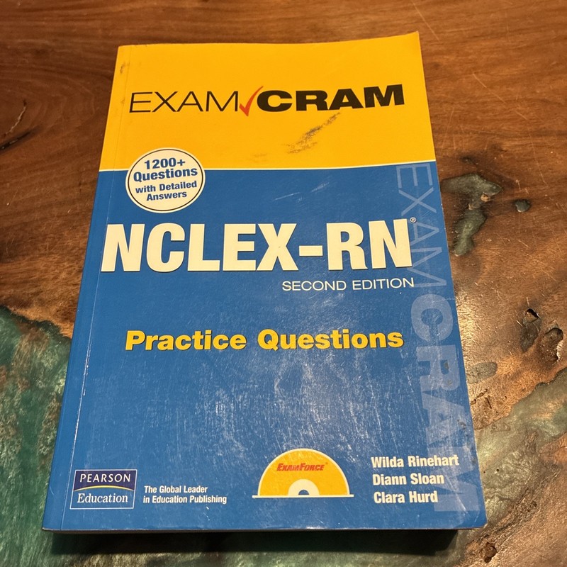 NCLEX-RN Practice Questions (2nd Edition) Paperback By Rinehart, Wilda W/CD Bx2