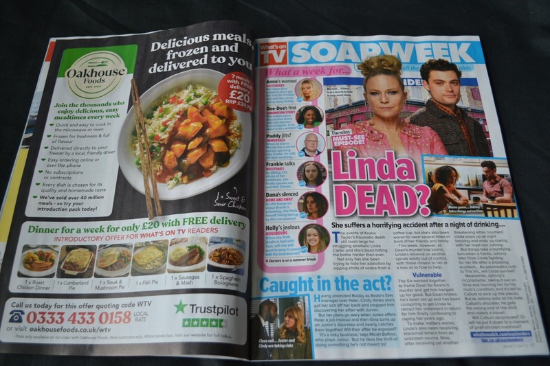 UK What's On TV Magazine 10/08/24 August 10th 2024 Emmerdale Paddy Lisa Wedding gallery
