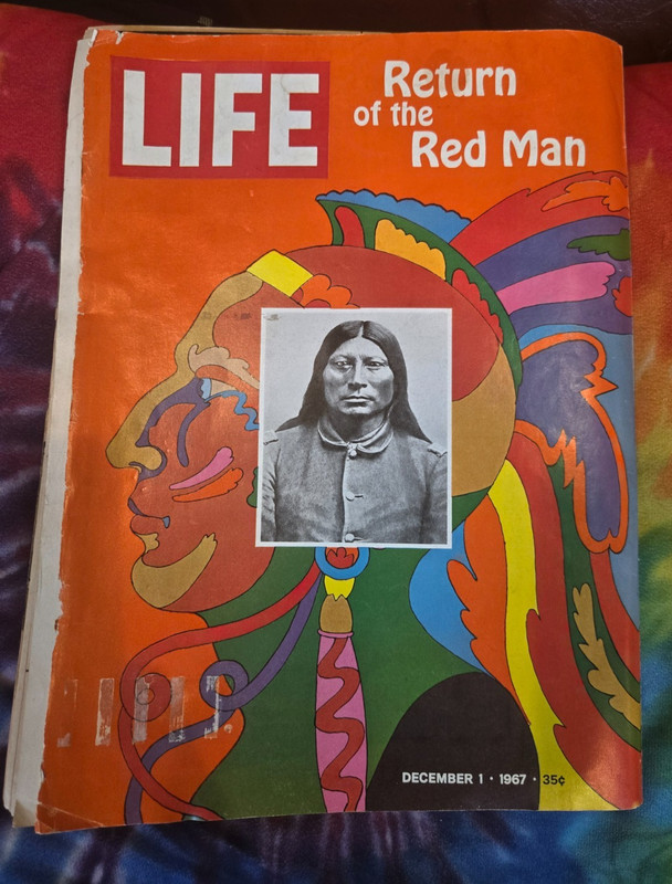 Life Magazine December 1, 1967 – Return of the Red Man (Milton Glaser art)