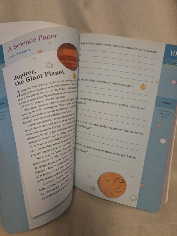 Brain Quest Workbook: 3rd Grade by Janet A. Meyer (2008, Trade Paperback) gallery