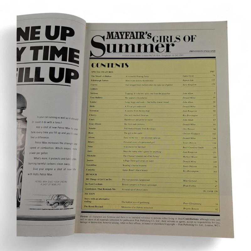 The Best Of MAYFAIR Girls of Summer No. 3 Tracy Dixon Cherry Toni Shilleto gallery