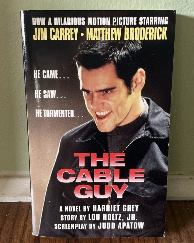 The Cable Guy by Harriet Grey 1996 Vintage Novelization Movie Tie-in Jim Carrey
