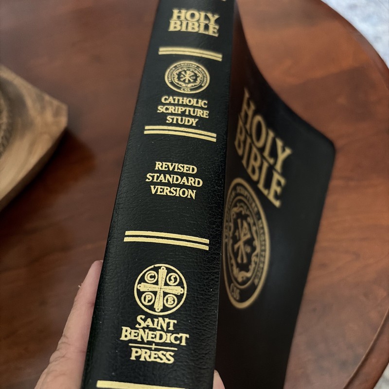 Holy Bible RSV Catholic Ed CSS Faux Leather St Benedict Press 2010 gallery
