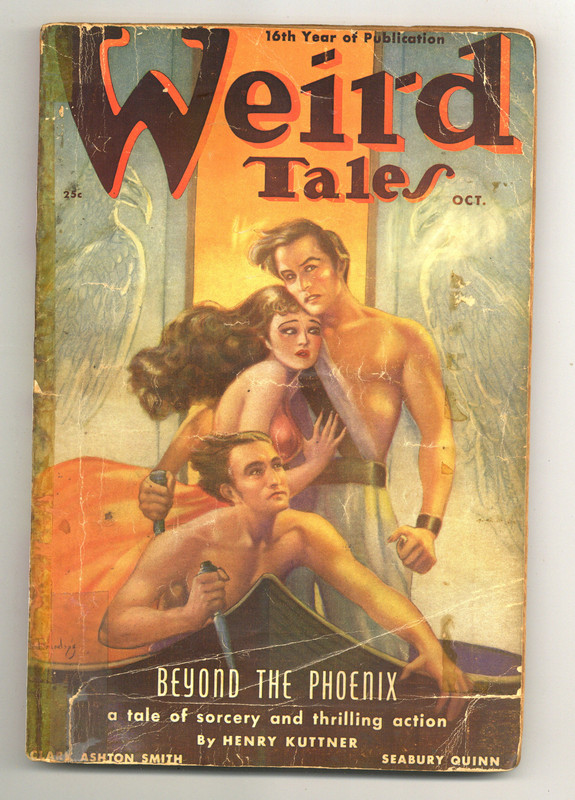 Weird Tales Pulp 1st Series Oct 1938 Vol. 32 #4 GD- 1.8 TRIMMED