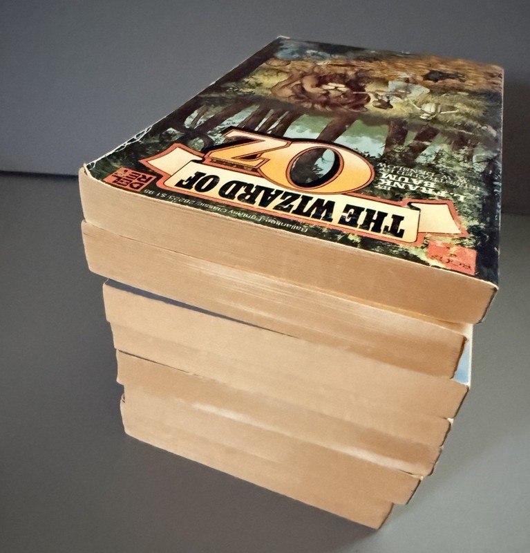 Series 1-7 Frank L Baum Wizard Of Oz Books Del Rey Paperbacks 1979 Ballantine gallery