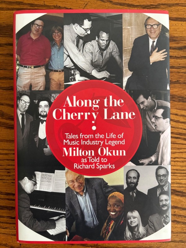 ALONG THE CHERRY LANE – Milton Okun Autobiography – John Denver – HCDJ, Like New
