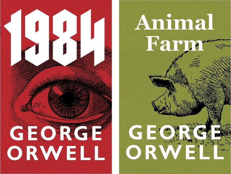 1984 & Animal Farm (Set of 2 Book) by George Orwell, Paperback -.