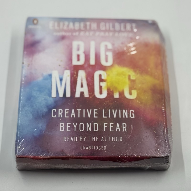 Big Magic – Elizabeth Gilbert Audiobook 4 CD – Read By Author 5 Hrs New In Wrap