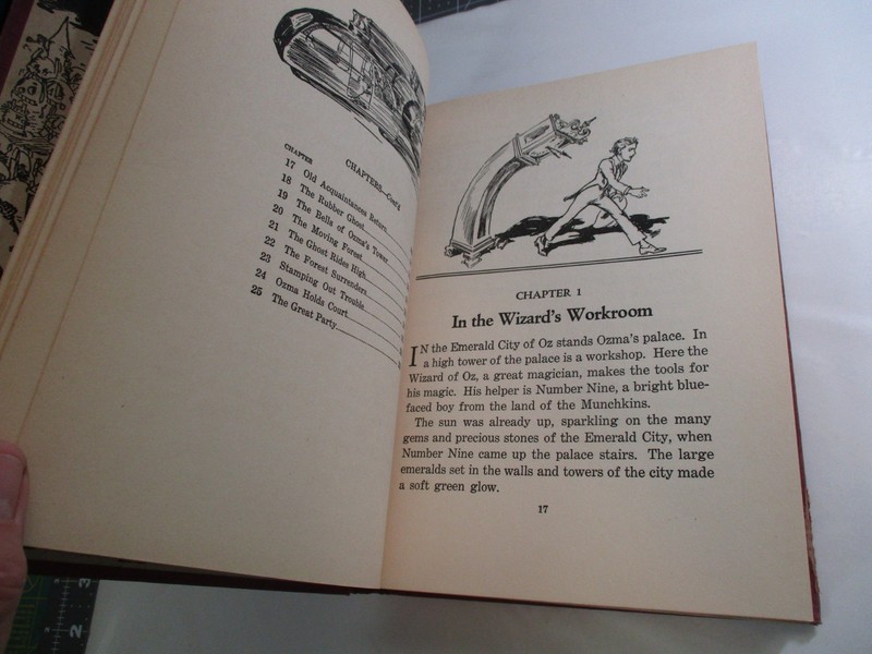 Scalawagons of Oz L Frank Baum, John R Neill, 1st Edition, Coloring Inside, 1941 gallery