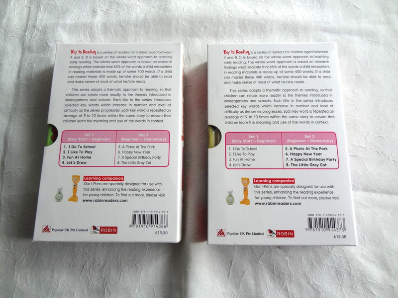 8 Books Set - Key to Reading(1-8), Robin, Educational Books Popular UK gallery