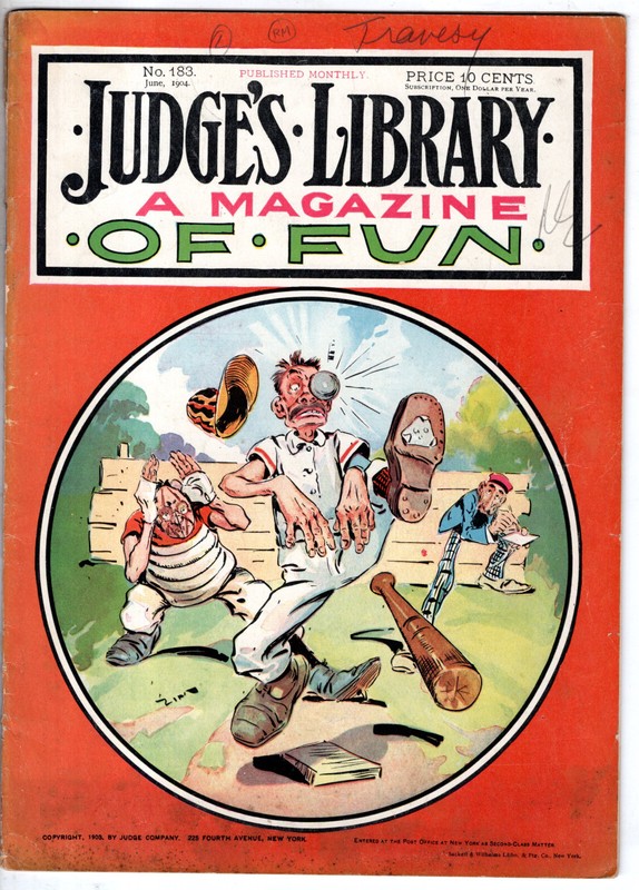 Judge’s Library #183 1904 Baseball Cover
