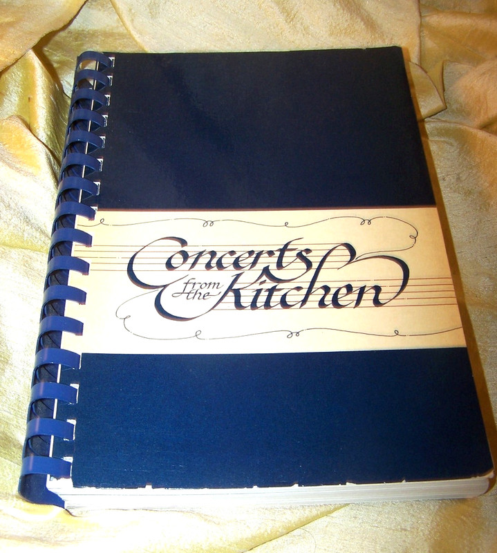 «Concerts from the Kitchen» cookbook, Arkansas Symphony Orchestra, 1980, 1st ed