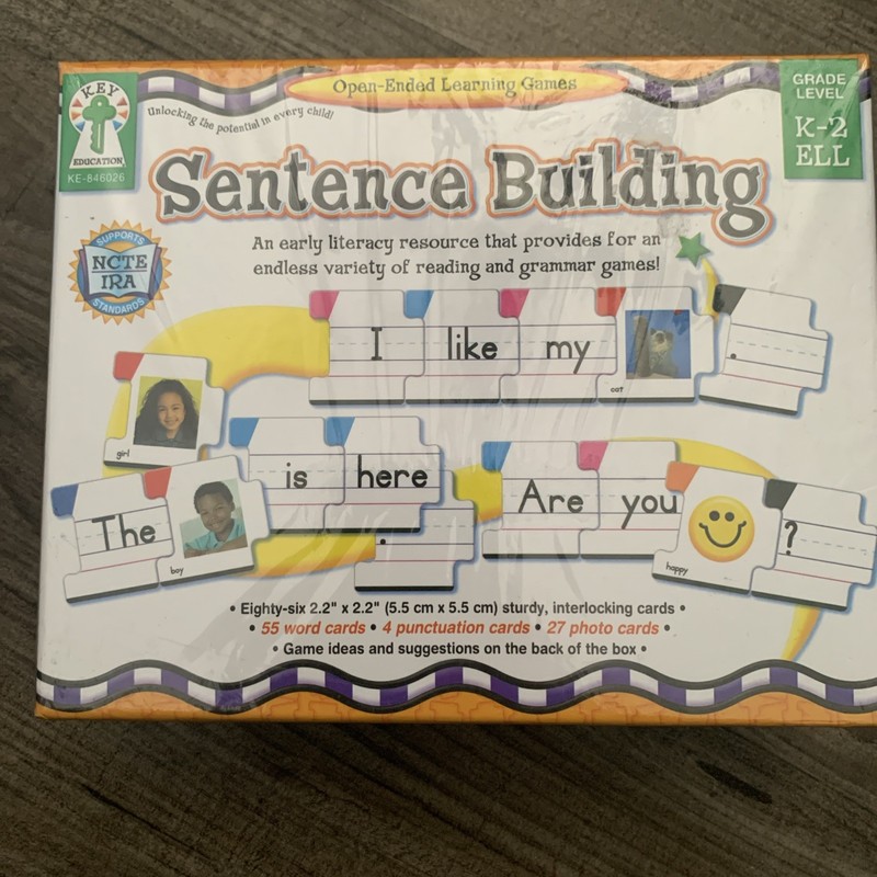Sentence Building Open Ended Learning Games Early Literacy Resource