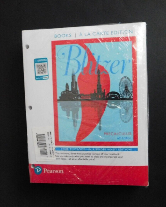 Precalculus, Books a la Carte (6th Edition) New in Package Wrap