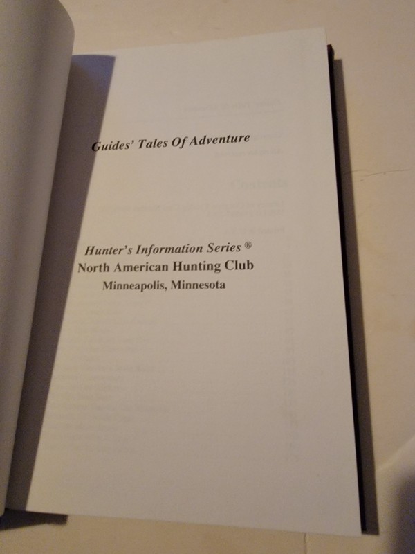 Hunter's Information Ser.: Guides Tales Of Adventure Hunting Book gallery