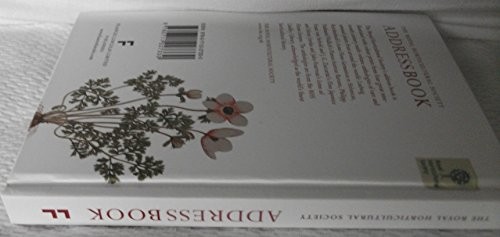 The Royal Horticultural Society Address B… by Frances Lincoln Ltd Address book