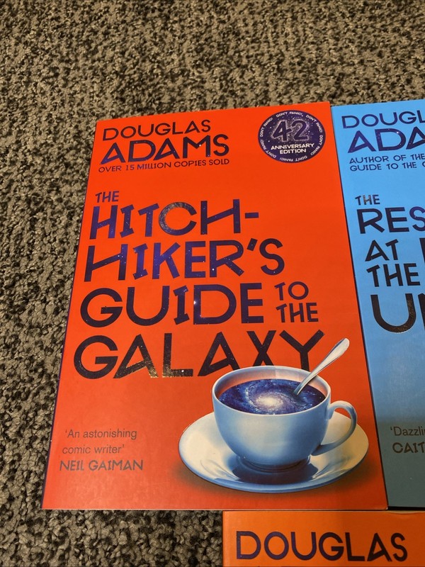 Douglas Adams Hitchhiker's Guide To The Galaxy 42nd Anniversary 5 Book Set gallery