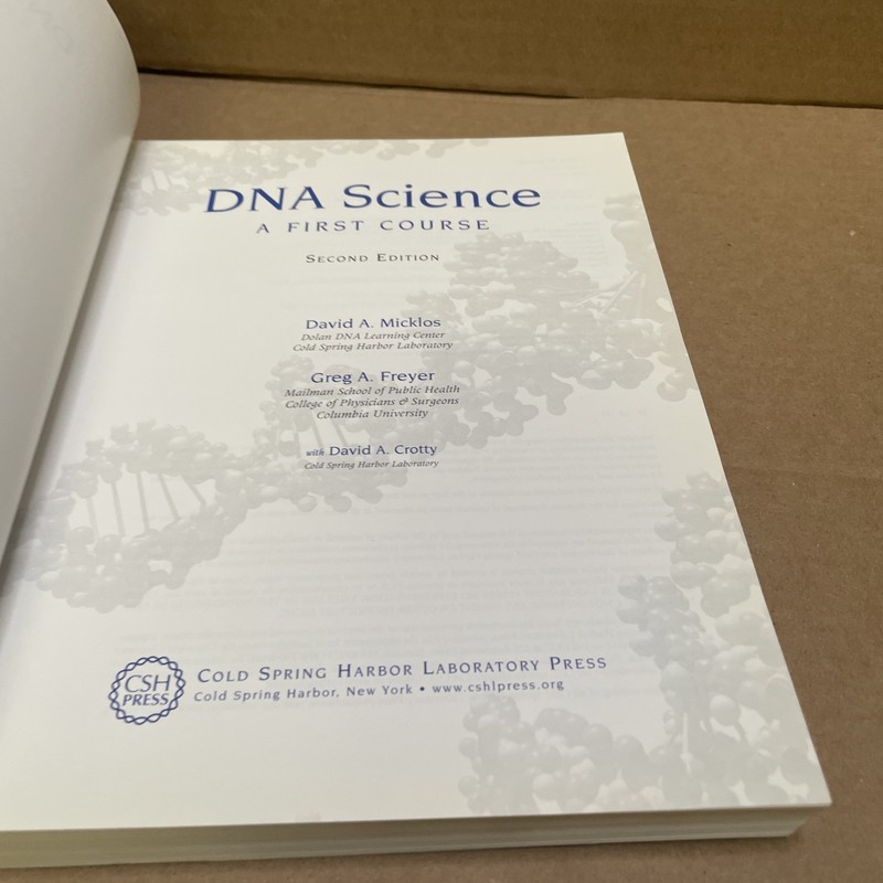 DNA Science: A First Course, Second Edition by Micklos, David; Freyer, Greg gallery