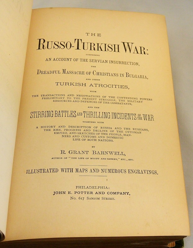 RUSSO TURKISH WAR 1878 Servia Bulgaria Balkan Armenia Kars illustrated gallery