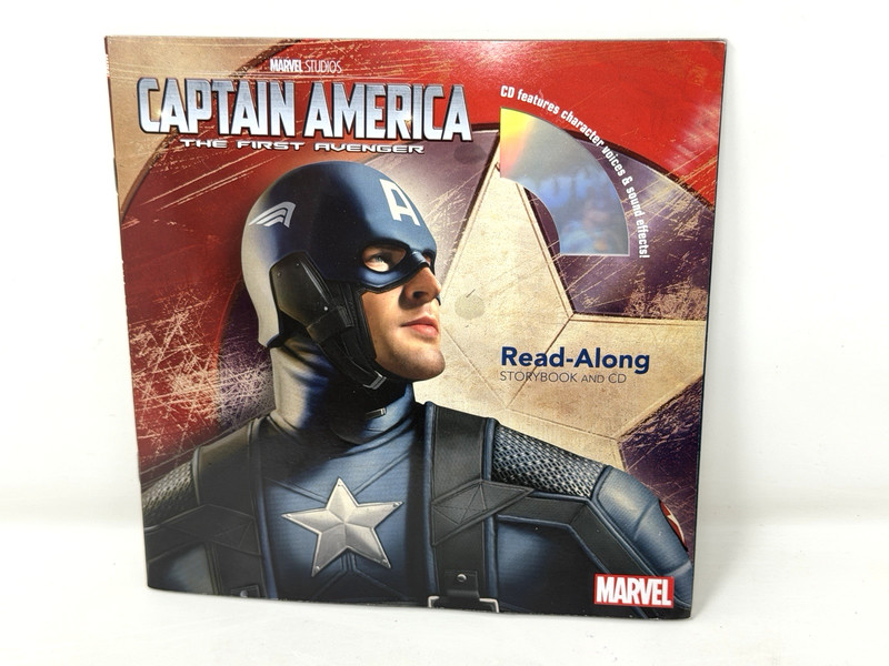 Marvel Captain America, The First Avenger book-Read Along with CD (Paperback)