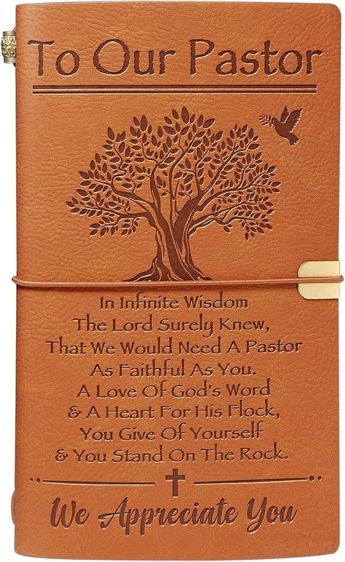 Pastor Appreciation Gifts, Pastor Gifts for Men- 140 Pages Refillable Journal- T