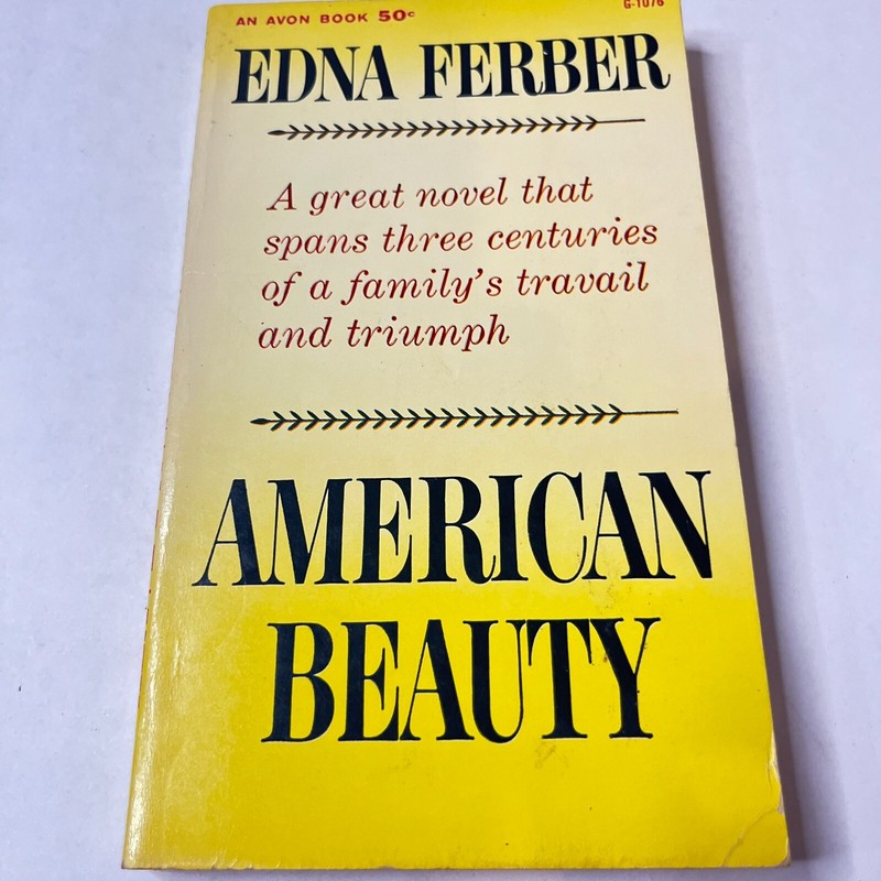 AMERICAN BEAUTY by Edna Ferber AVON Paperback 1931 G-1076