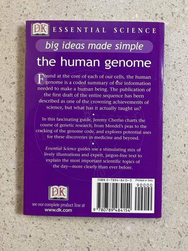 The Human Genome - Jeremy Cherfas - DK Essential Science - Very Good - B40 gallery