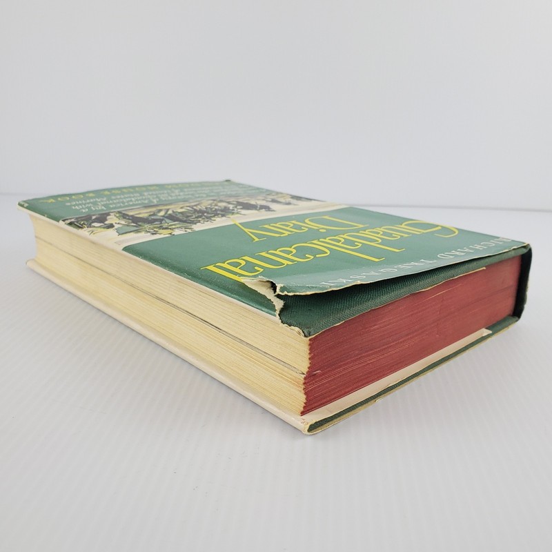 Guadalcanal Diary by Richard Tregaskis 1943 1st Ed 1st Print HC DJ & WW2 Paper gallery