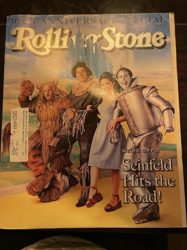 Vintage Rolling Stone Issue 787 30th Anniversary Special May 1998 Seinfeld OZ
