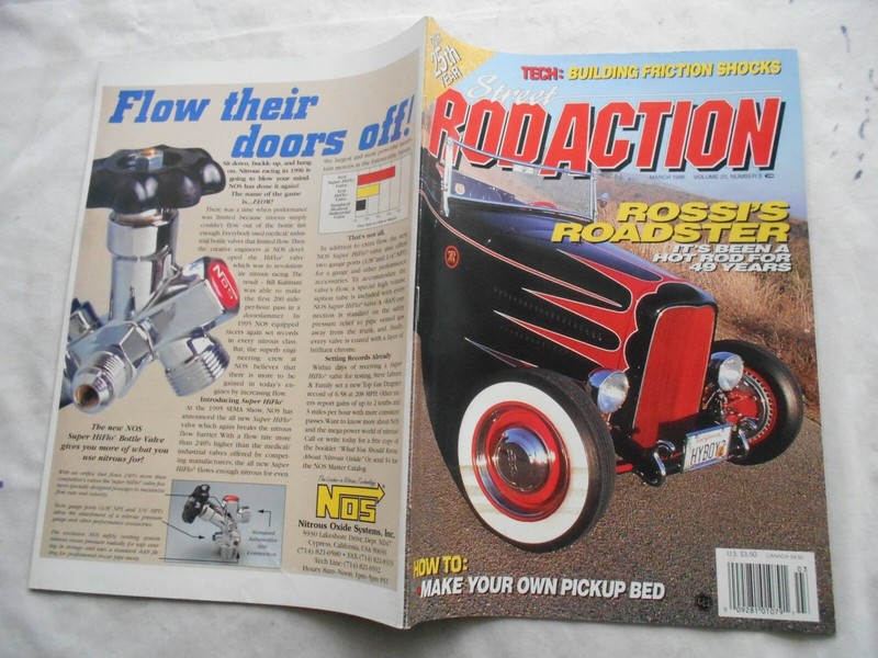 STREET ROD ACTION Magazine-MARCH,1996