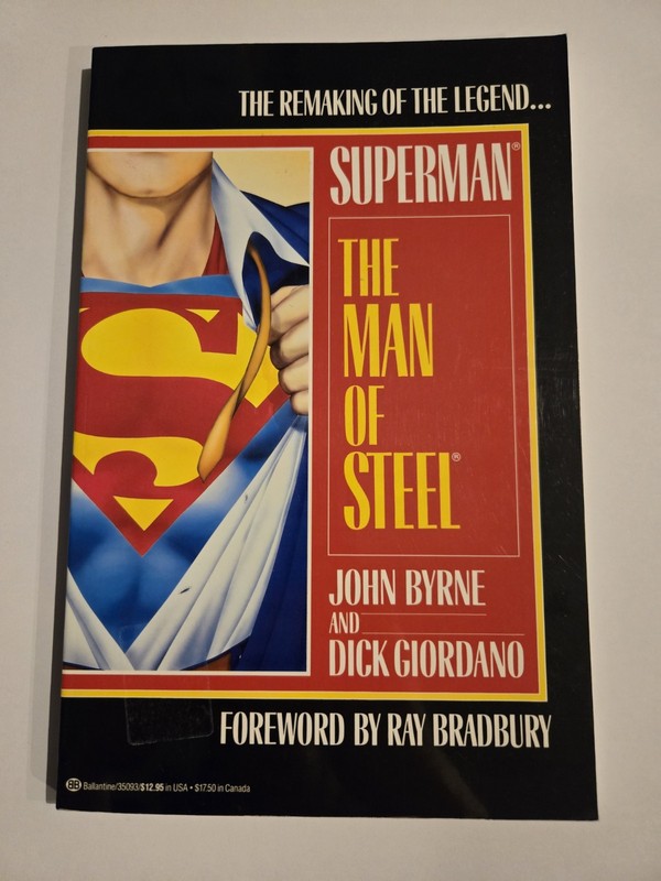 Superman Man of Steel John A. Byrne and Dick Giordano (1987, Trade Paperback)